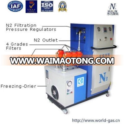 Food Package Filled with Nitrogen Gas Generator